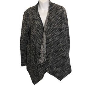 My Michelle Heather Gray Open Cardigan